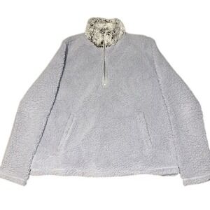 Abercrombie & Fitch Sherpa Style‎ Fuzzy Pullover Women's Size Medium Cozy Warm